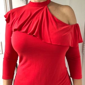 Studio F red blouse! No trade